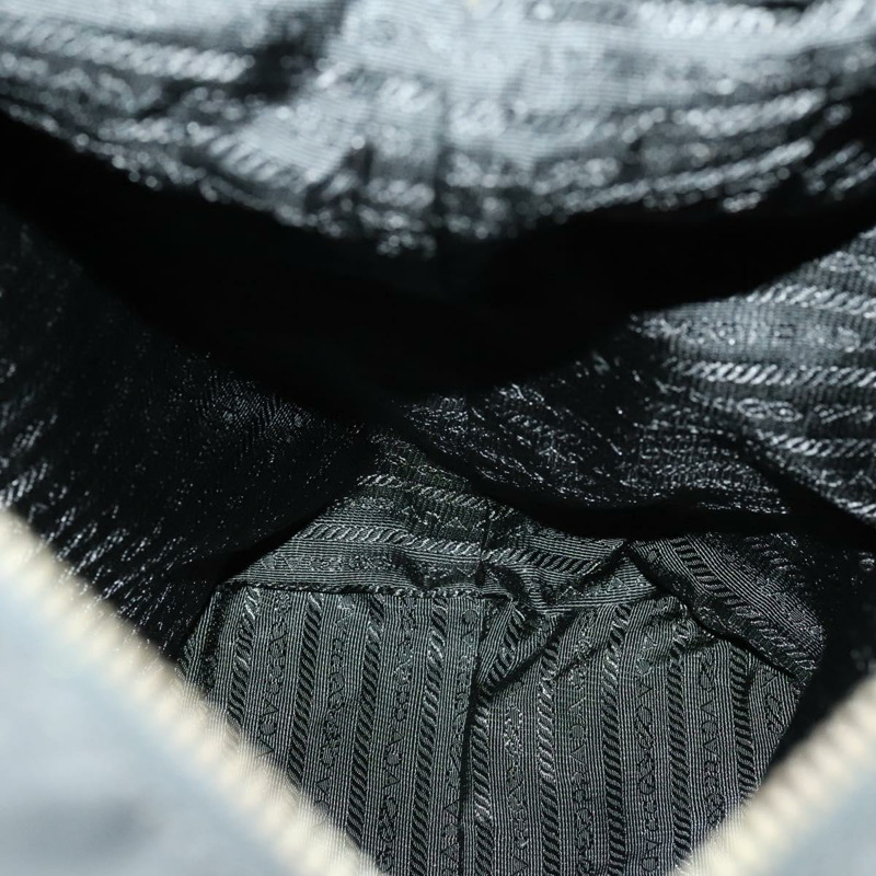 【日本直送】PRADA 尼龍手提包 黑色 銀色 正品 SW1455-23