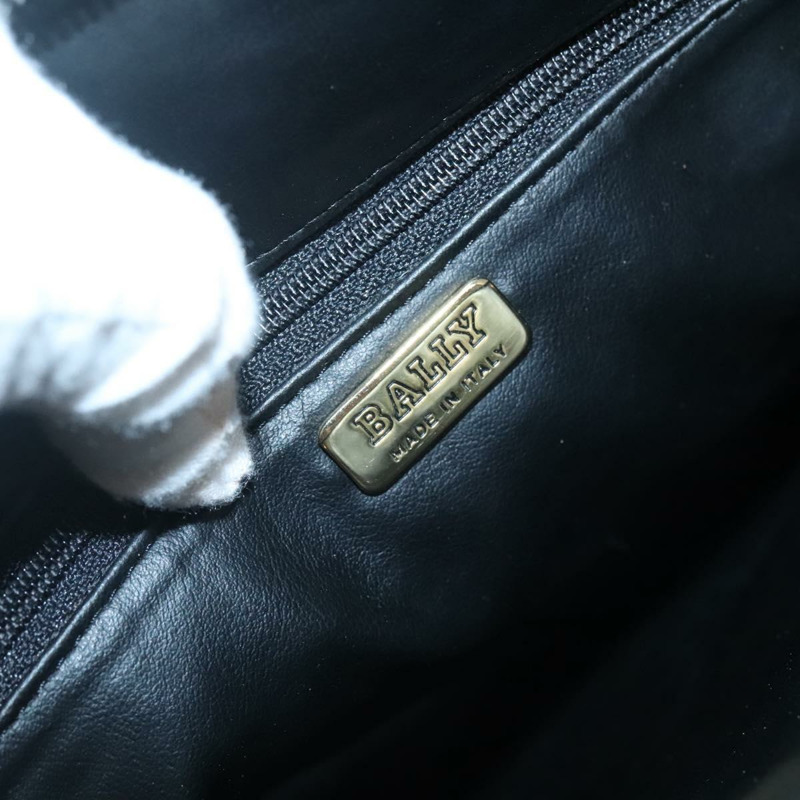 【日本直送】BALLY 鏈條單肩包 皮革 黑色 金色 正品 SW1496-11