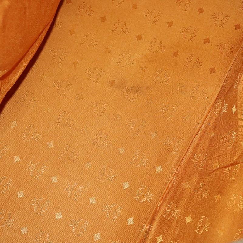 【日本直送】MCM Logoogram Vicetos 波士頓包 PVC 皮革 棕色 金色 正品 yk19343-10