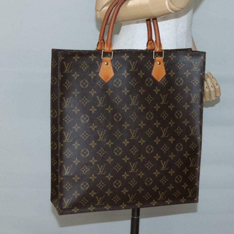 【日本直送】路易威登 Monogram Sac Plat 手提包 M51140 LV 正品 137346-19