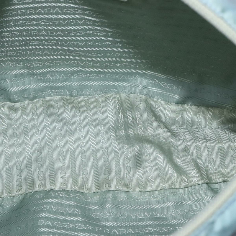 【日本直送】PRADA 尼龍肩包 淺藍色 銀色 正品 BA5343-9