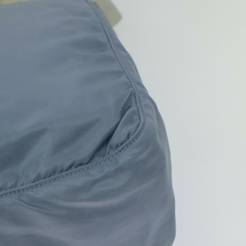 【日本直送】PRADA 尼龍肩包 淺藍色 銀色 正品 BA5343-15