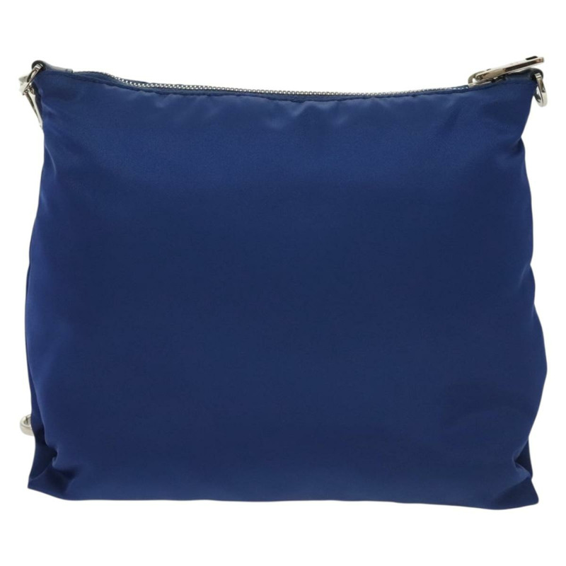 【日本直送】PRADA 尼龍肩包 藍色 銀色 正品 140970-1