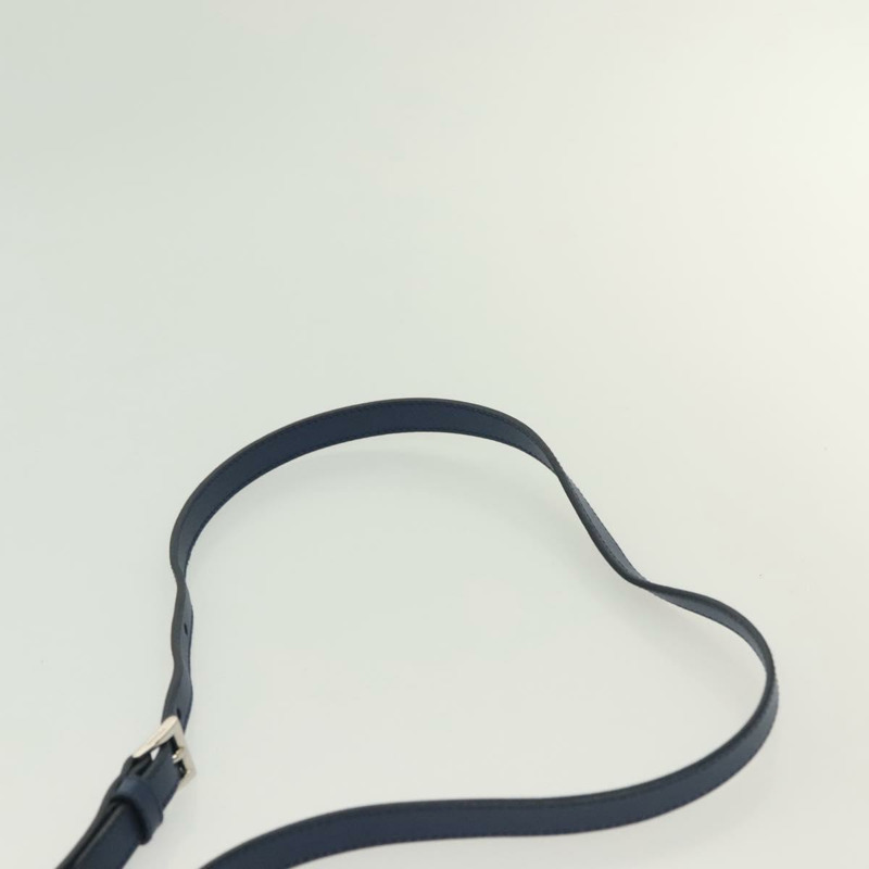 【日本直送】PRADA 尼龍肩包 藍色 銀色 正品 140970-7
