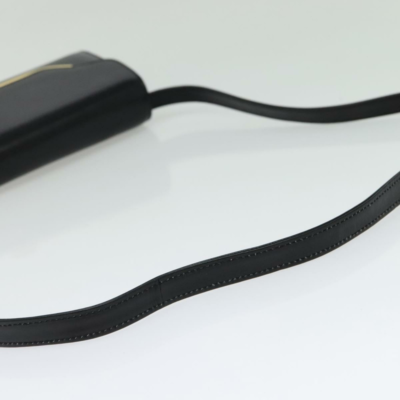 【日本直送】GUCCI 黑色金色皮革單肩包，正品編號 140948-6