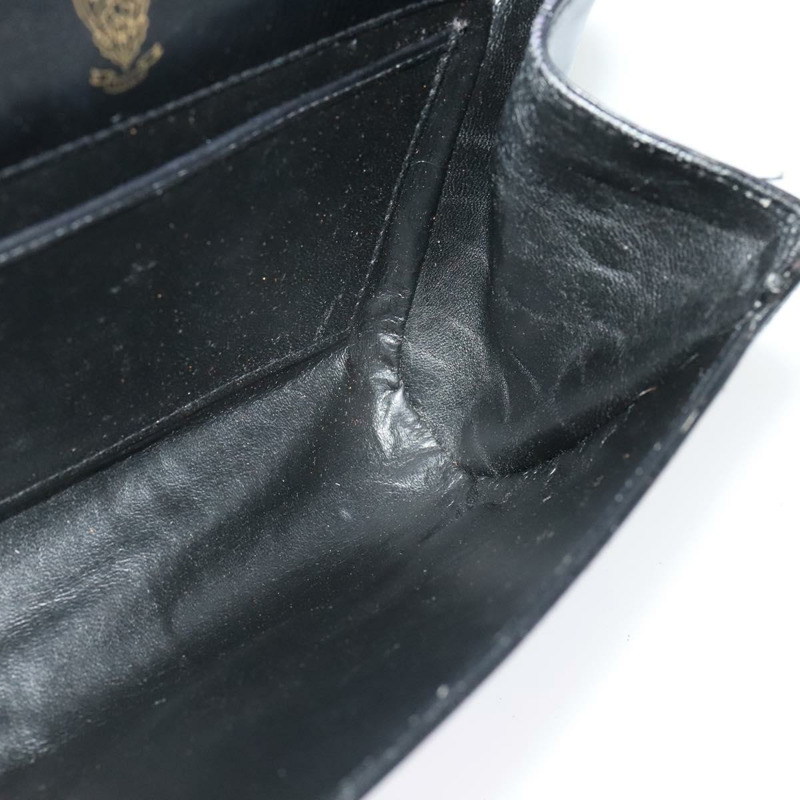 【日本直送】GUCCI 黑色金色皮革單肩包，正品編號 140948-18