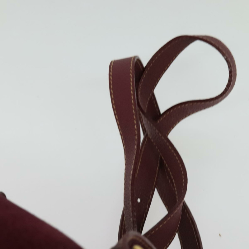 【日本直送】GUCCI 竹編雙肩包 絨面革 紫金色 003 2058 0030 正品 BA5244-7