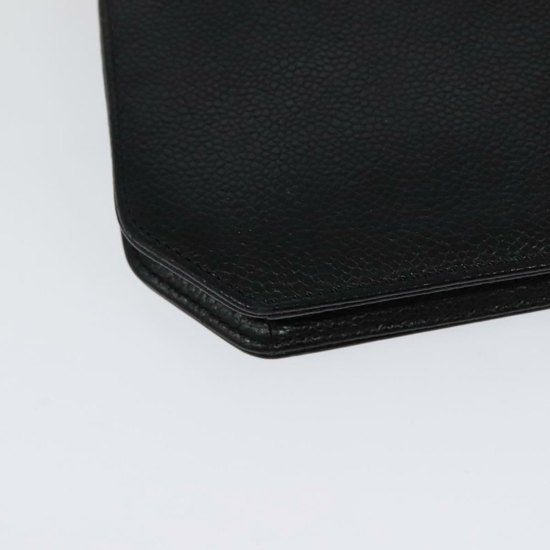 【日本直送】Christian Dior 鏈條肩背包 皮革 黑色 金色 正品 BA5226-14