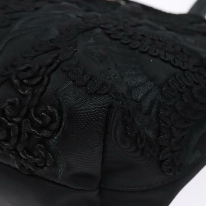 【日本直送】Salvatore Ferragamo Gancini 托特包 尼龍 黑色 金色 正品 BA5259-9