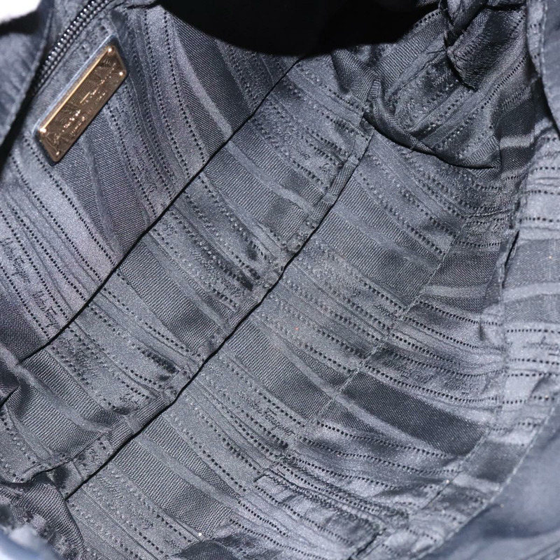 【日本直送】Salvatore Ferragamo Gancini 托特包 尼龍 黑色 金色 正品 BA5259-10