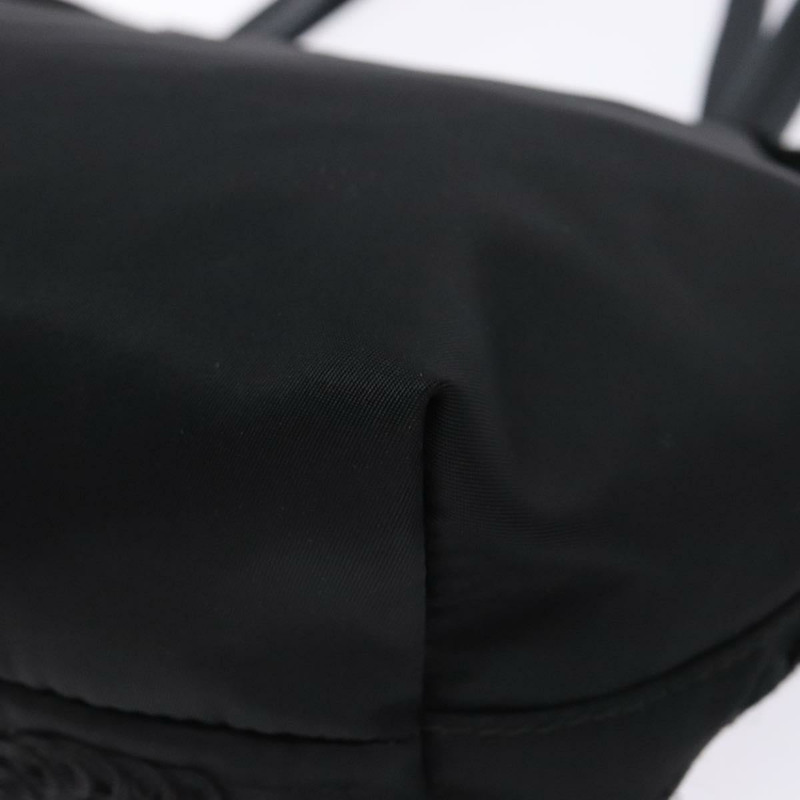 【日本直送】Salvatore Ferragamo Gancini 托特包 尼龍 黑色 金色 正品 BA5259-14