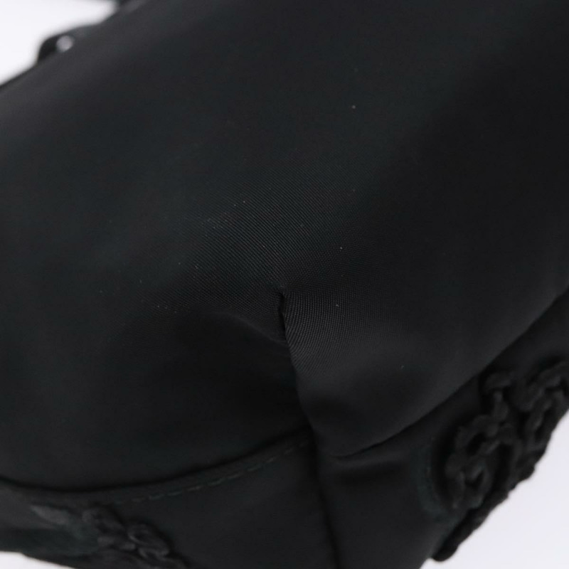 【日本直送】Salvatore Ferragamo Gancini 托特包 尼龍 黑色 金色 正品 BA5259-15