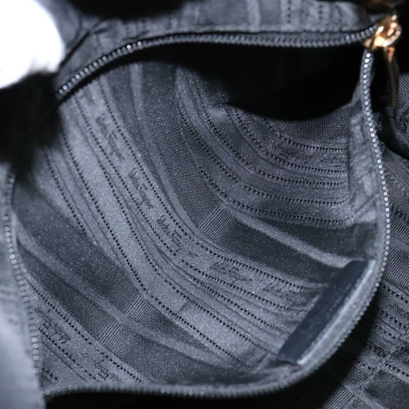 【日本直送】Salvatore Ferragamo Gancini 托特包 尼龍 黑色 金色 正品 BA5259-20