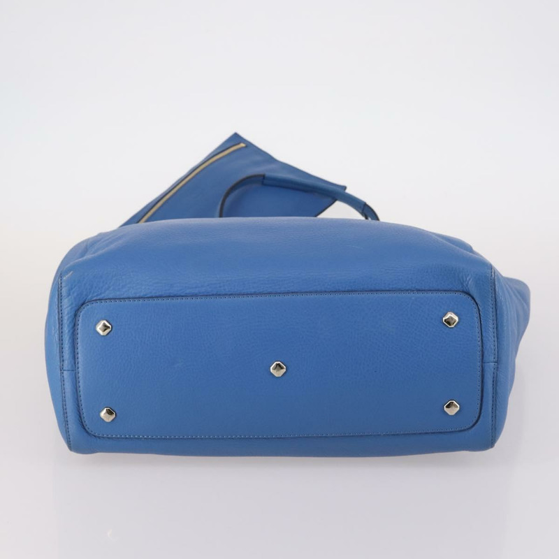 【日本直送】MCM 手提包 皮革 藍色 銀色 正品 BA5267-4