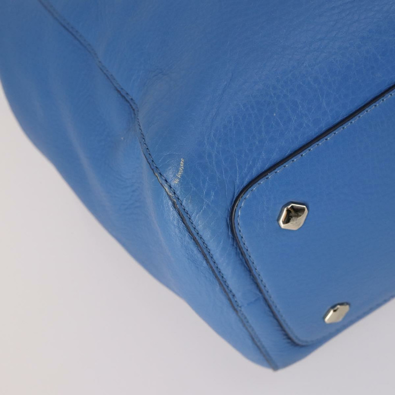 【日本直送】MCM 手提包 皮革 藍色 銀色 正品 BA5267-13