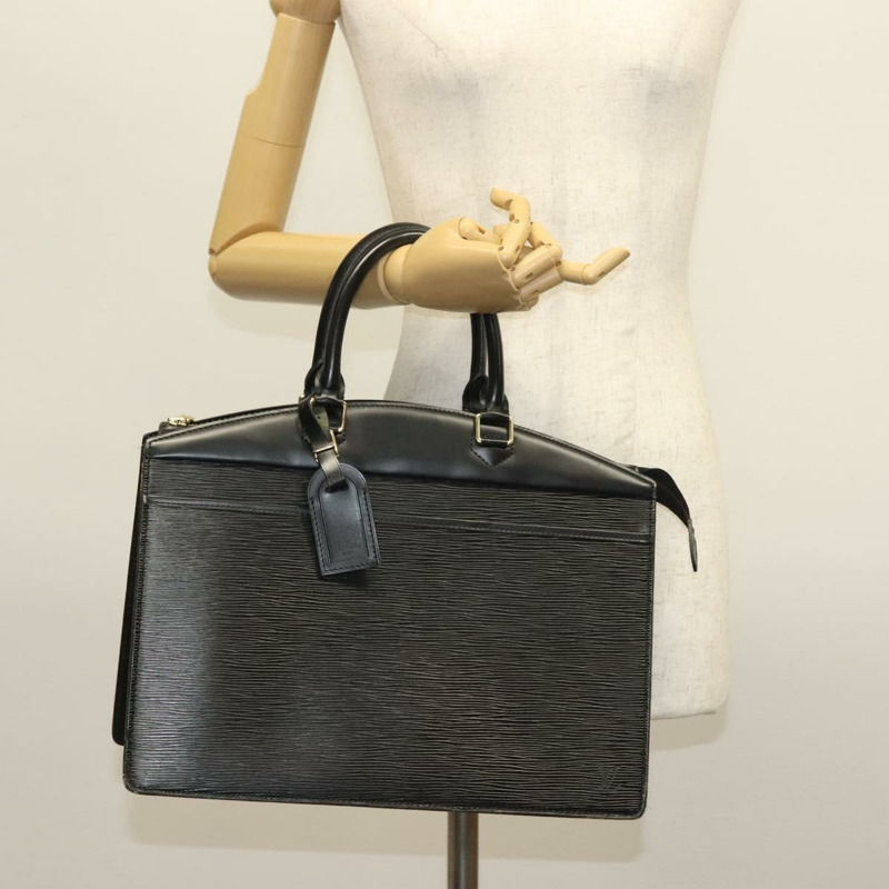 【日本直送】路易威登 Epi Riviera 手提包 Noir 黑色 M48182 LV 正品 BA5141-21