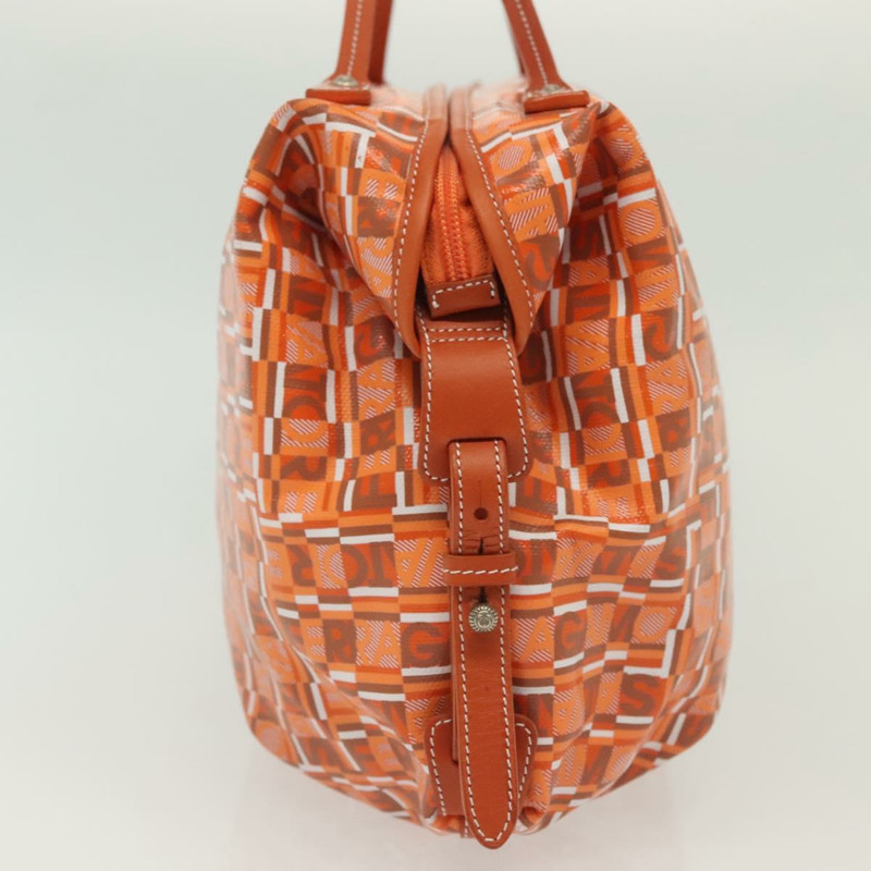 【日本直送】Salvatore Ferragamo 手提包 PVC 橙色銀色 正品 BA5281-2