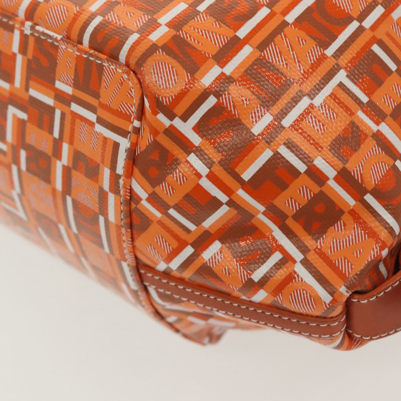 【日本直送】Salvatore Ferragamo 手提包 PVC 橙色銀色 正品 BA5281-13