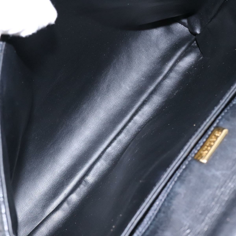 【日本直送】BALLY 絎縫手提包 皮革 金色 黑色 正品 BA5149-10