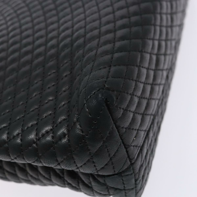 【日本直送】BALLY 絎縫手提包 皮革 金色 黑色 正品 BA5149-15