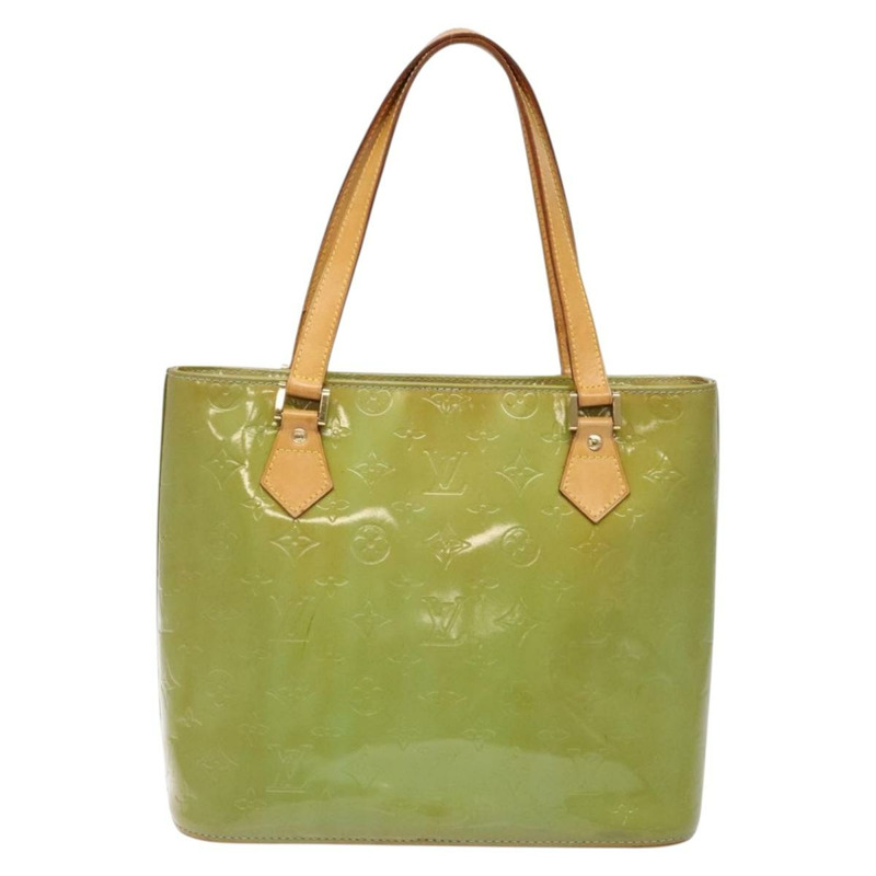 【日本直送】路易威登 Monogram Vernis Houston 手提包 淺藍色 M91005 LV 正品 ep10301-1