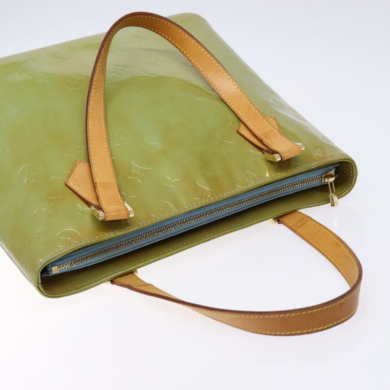 【日本直送】路易威登 Monogram Vernis Houston 手提包 淺藍色 M91005 LV 正品 ep10301-5