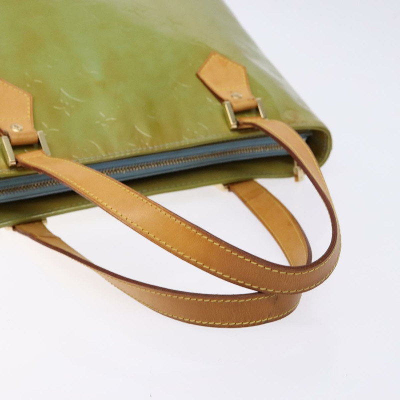 【日本直送】路易威登 Monogram Vernis Houston 手提包 淺藍色 M91005 LV 正品 ep10301-6