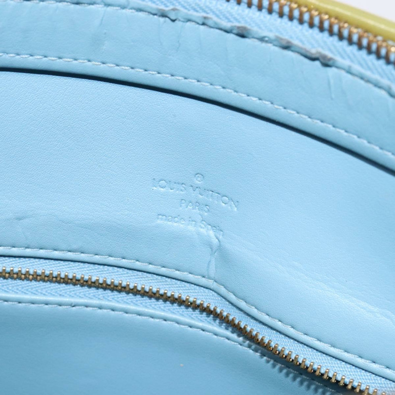 【日本直送】路易威登 Monogram Vernis Houston 手提包 淺藍色 M91005 LV 正品 ep10301-19