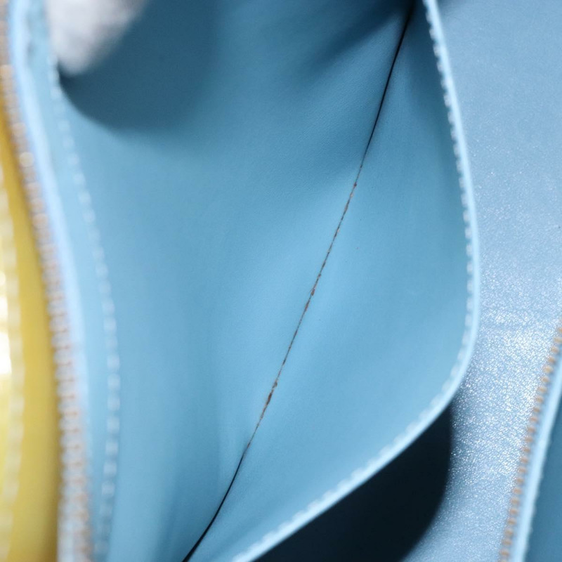 【日本直送】路易威登 Monogram Vernis Houston 手提包 淺藍色 M91005 LV 正品 ep10301-23