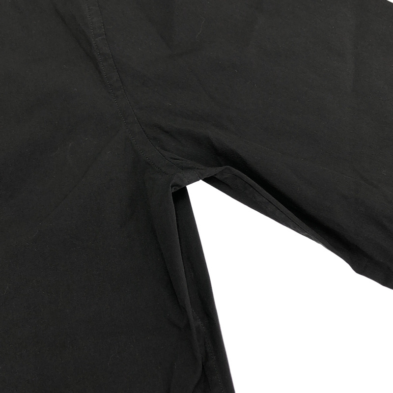 紀梵希 BM60GX100M #39 標誌刺繡長袖襯衫,純棉,黑色,二手-7