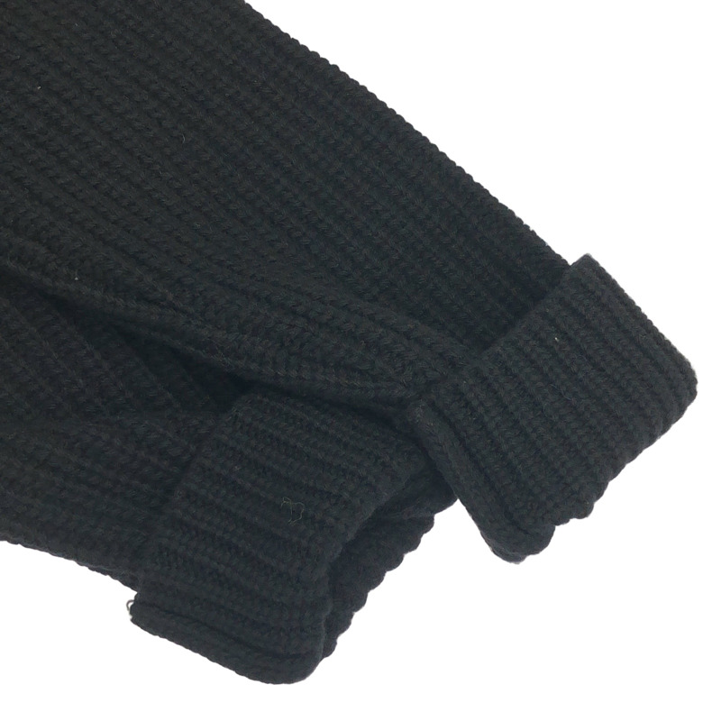 MONCLER 男士針織衫 S 碼拉鍊羊毛黑色二手-10