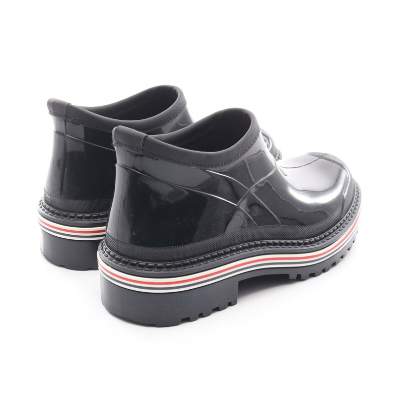 湯姆布朗 (THOM BROWNE) 橡膠黑色女靴，36碼，二手-1