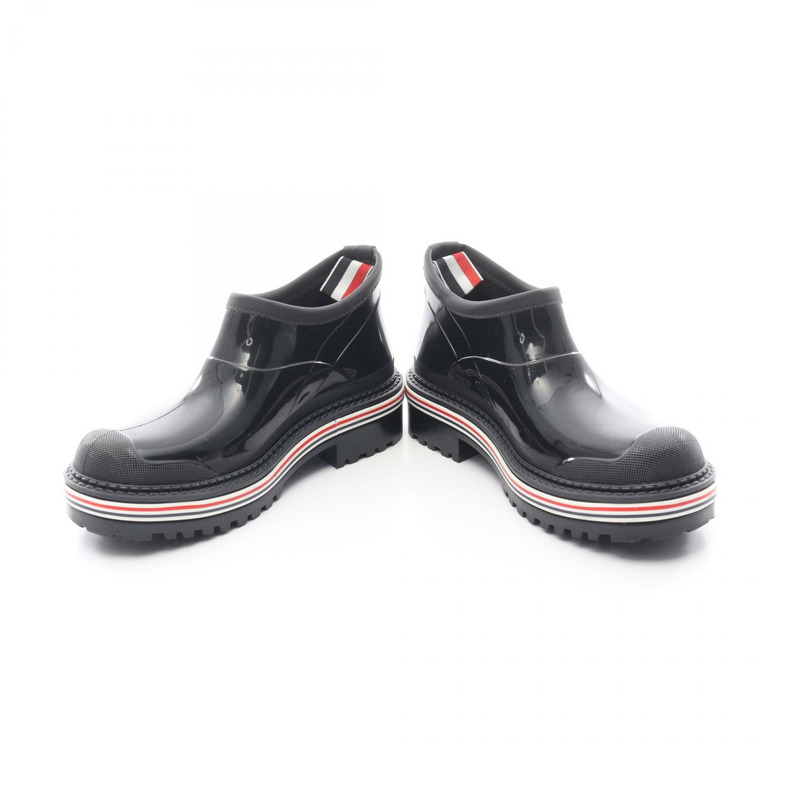 湯姆布朗 (THOM BROWNE) 橡膠黑色女靴，36碼，二手-2