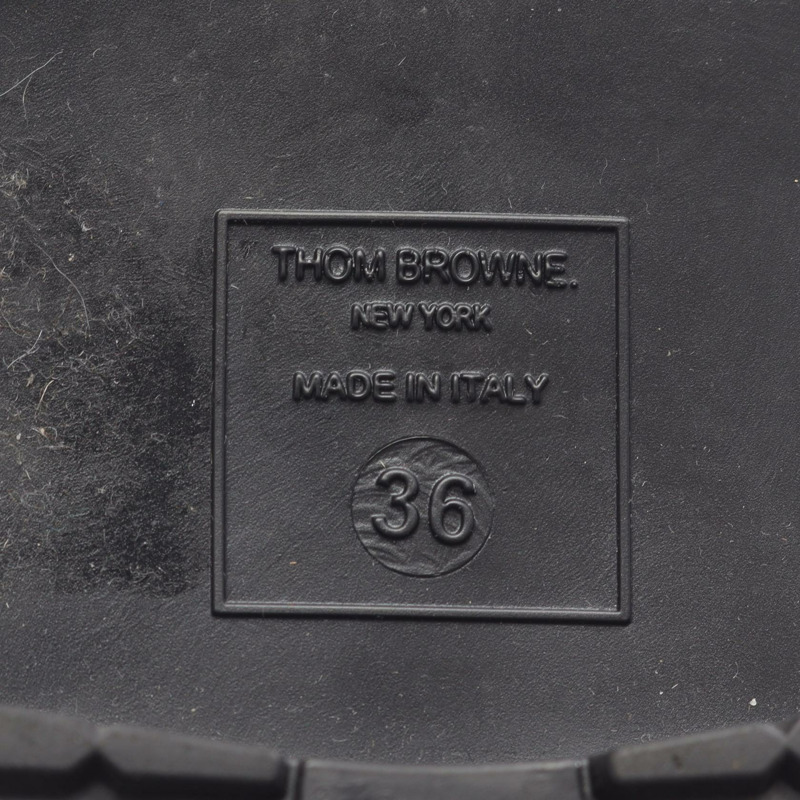 湯姆布朗 (THOM BROWNE) 橡膠黑色女靴，36碼，二手-5