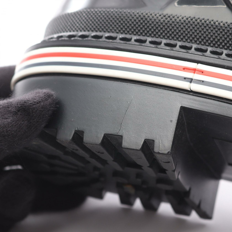 湯姆布朗 (THOM BROWNE) 橡膠黑色女靴，36碼，二手-10