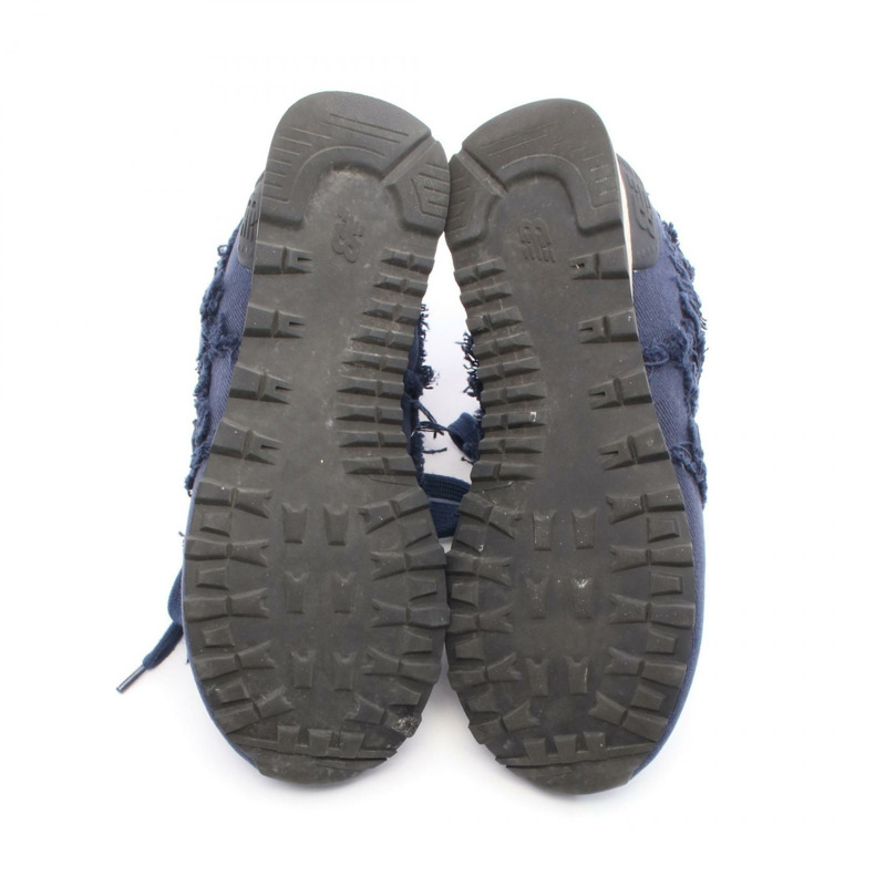 Miu Miu × NEW BALANCE 574 牛仔布殖民風格運動鞋 海軍藍 #37 二手女款-3