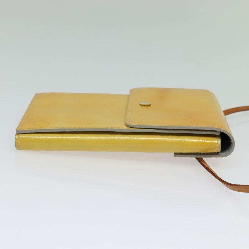 【日本直送】路易威登 Monogram Vernis Walker 灰色錢包 M91031 LV Auth 141125-3