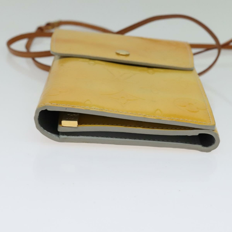 【日本直送】路易威登 Monogram Vernis Walker 灰色錢包 M91031 LV Auth 141125-4