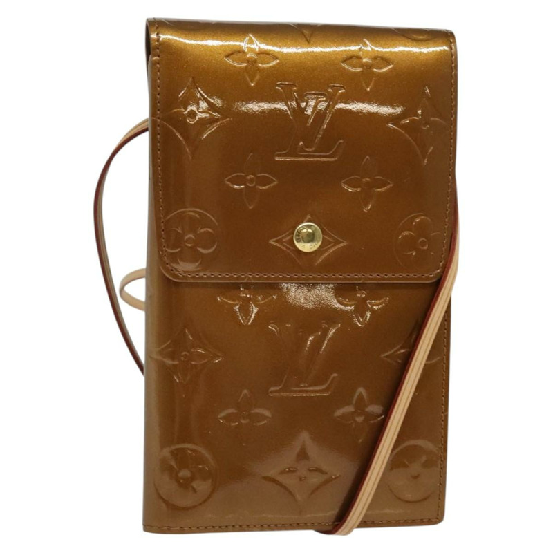【日本直送】路易威登 Monogram Vernis Walker 錢包 青銅色 M91154 LV Auth 141128-0