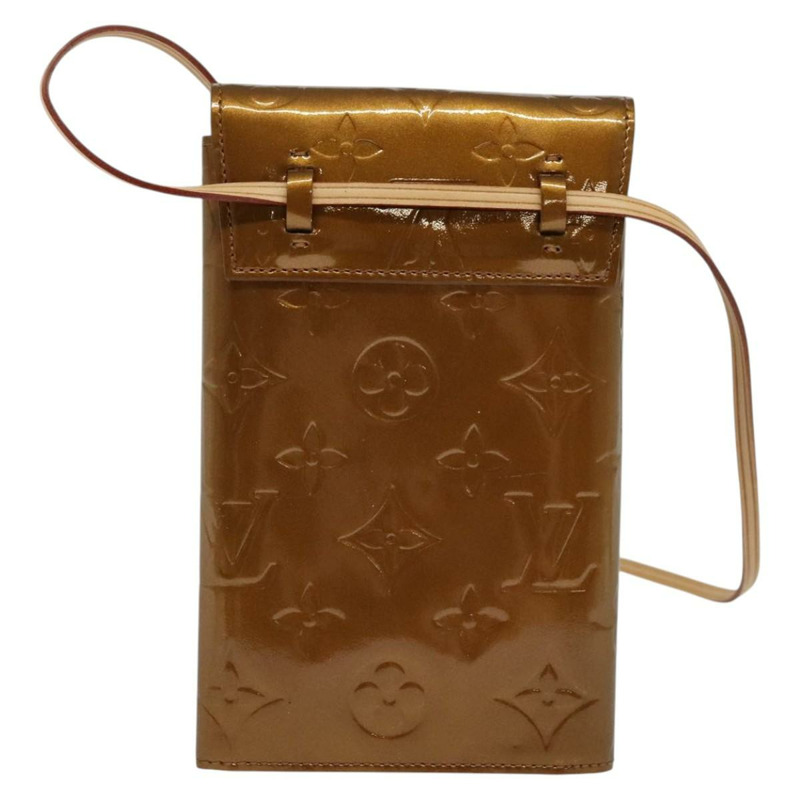 【日本直送】路易威登 Monogram Vernis Walker 錢包 青銅色 M91154 LV Auth 141128-1