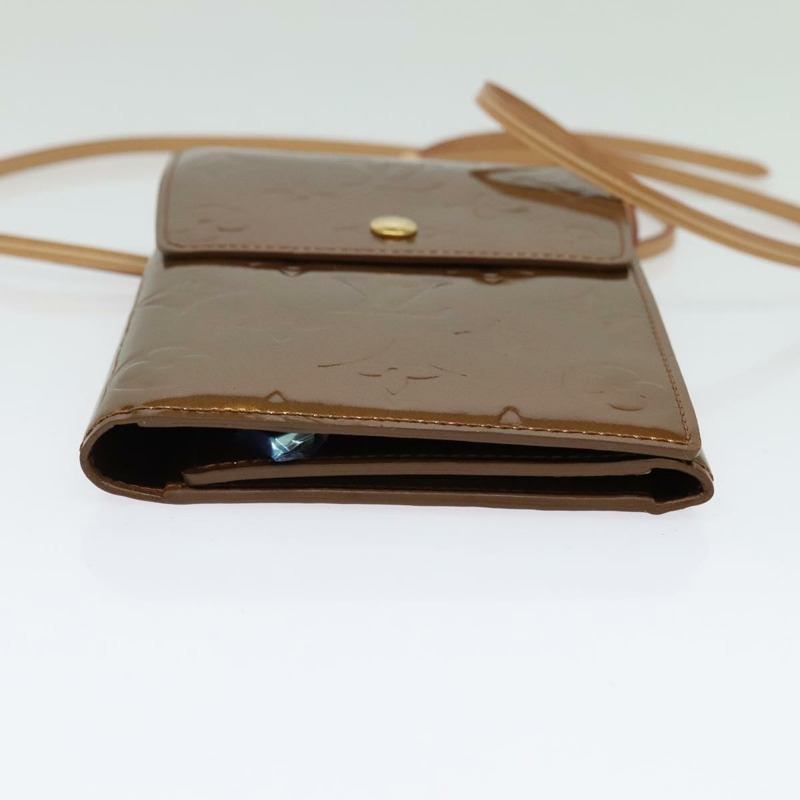 【日本直送】路易威登 Monogram Vernis Walker 錢包 青銅色 M91154 LV Auth 141128-4