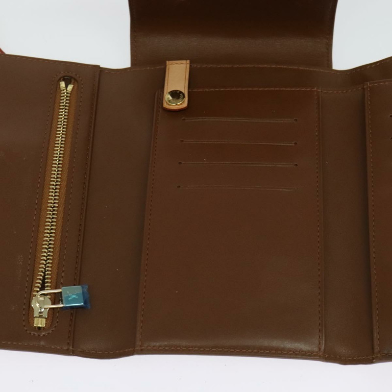 【日本直送】路易威登 Monogram Vernis Walker 錢包 青銅色 M91154 LV Auth 141128-18