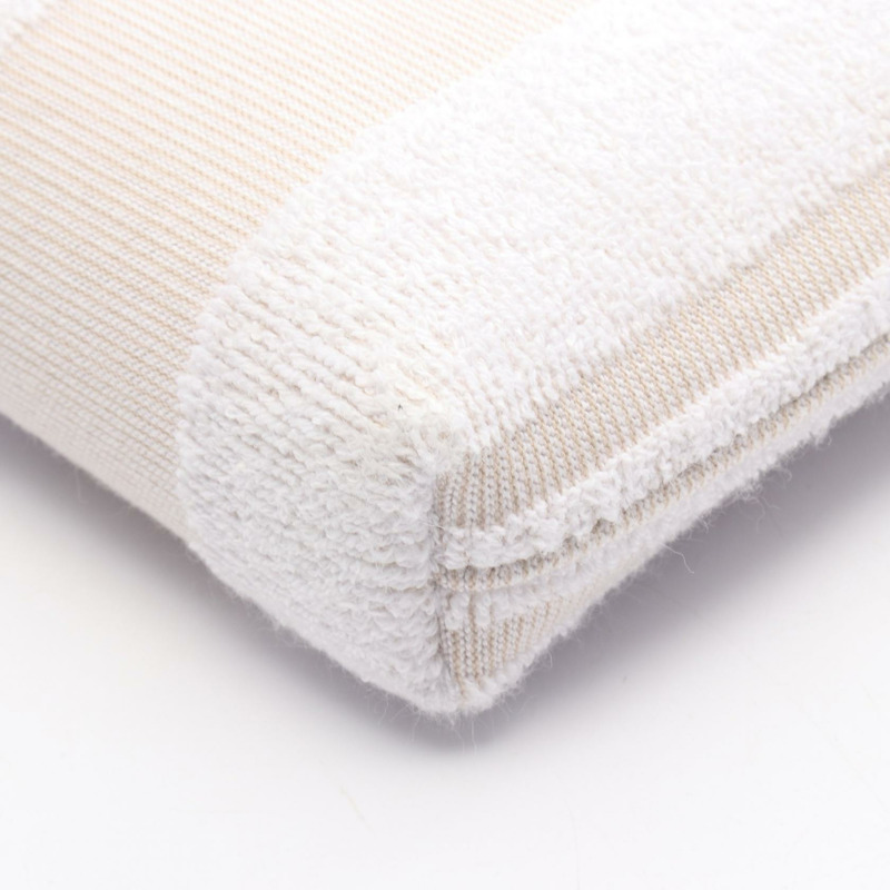 紀梵希 Logo 手拿包 BK60EAK1YD 絨面革 白色 米色 二手 女士-4