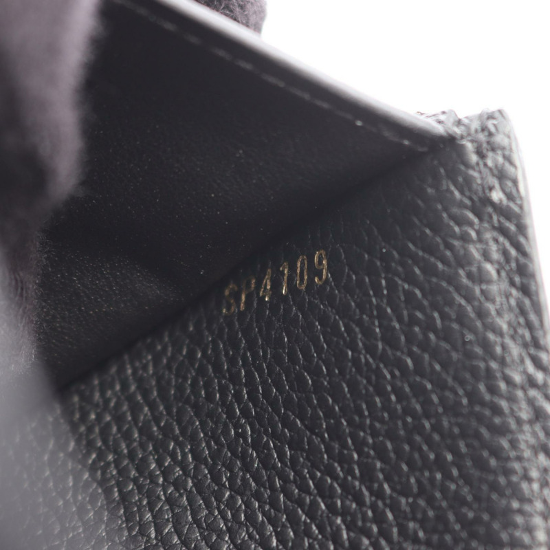 路易威登 Portefeuille Victorine 三折皮夾皮夾 M64060 皮革 黑色-5