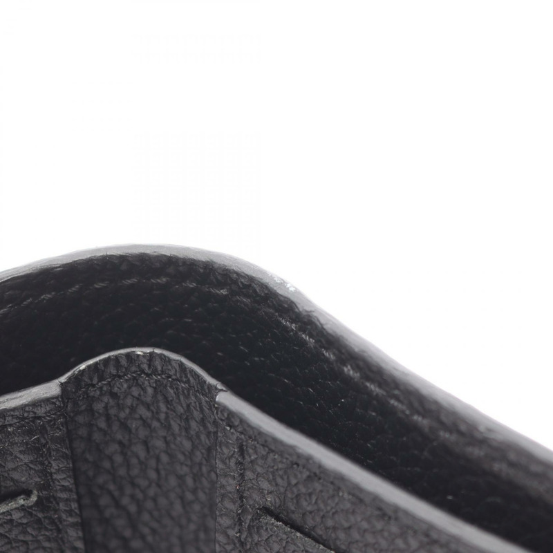 路易威登 Portefeuille Victorine 三折皮夾皮夾 M64060 皮革 黑色-8