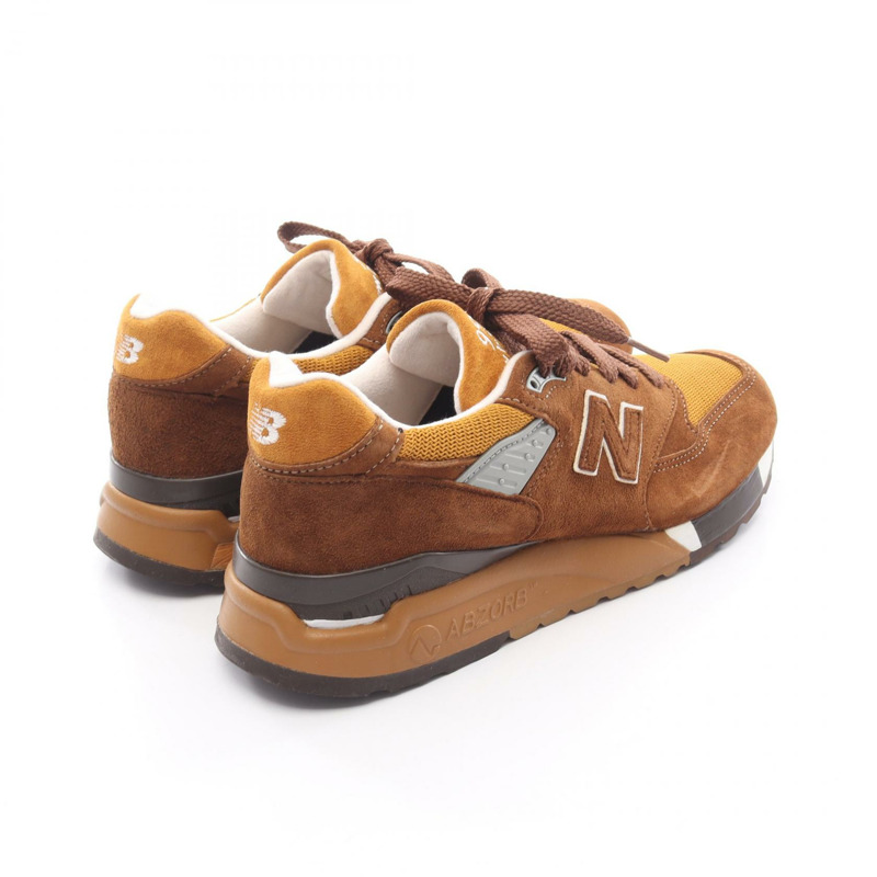 NEW BALANCE X J. Crew DEATH VALLEY 運動鞋 #42 棕色麂皮材質 二手男款-1
