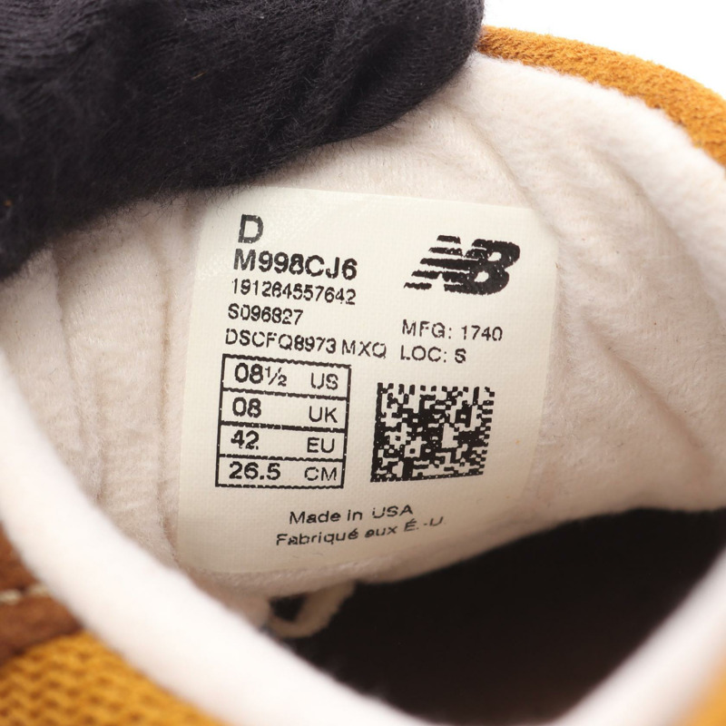 NEW BALANCE X J. Crew DEATH VALLEY 運動鞋 #42 棕色麂皮材質 二手男款-5