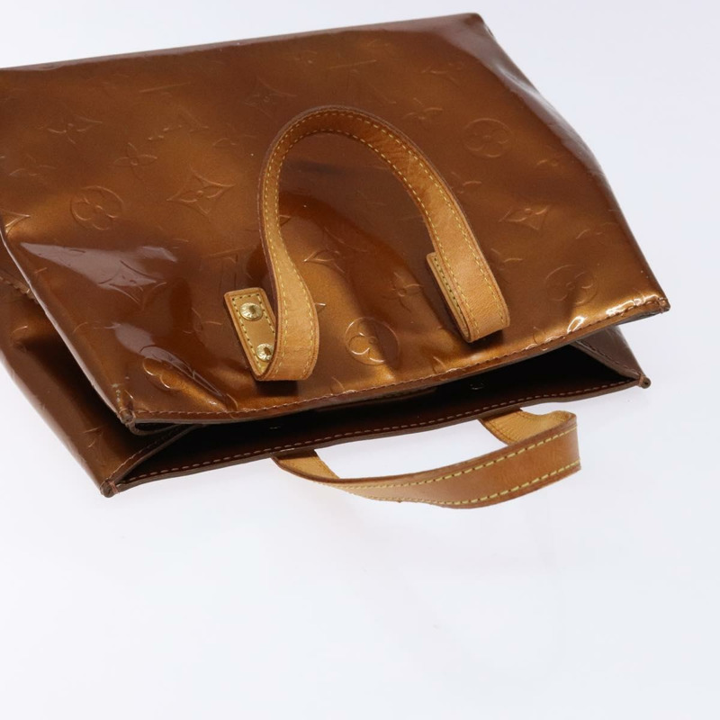 【日本直送】路易威登 Monogram Vernis Reade PM 手提包 青銅色 M91146 LV Auth 141113-5