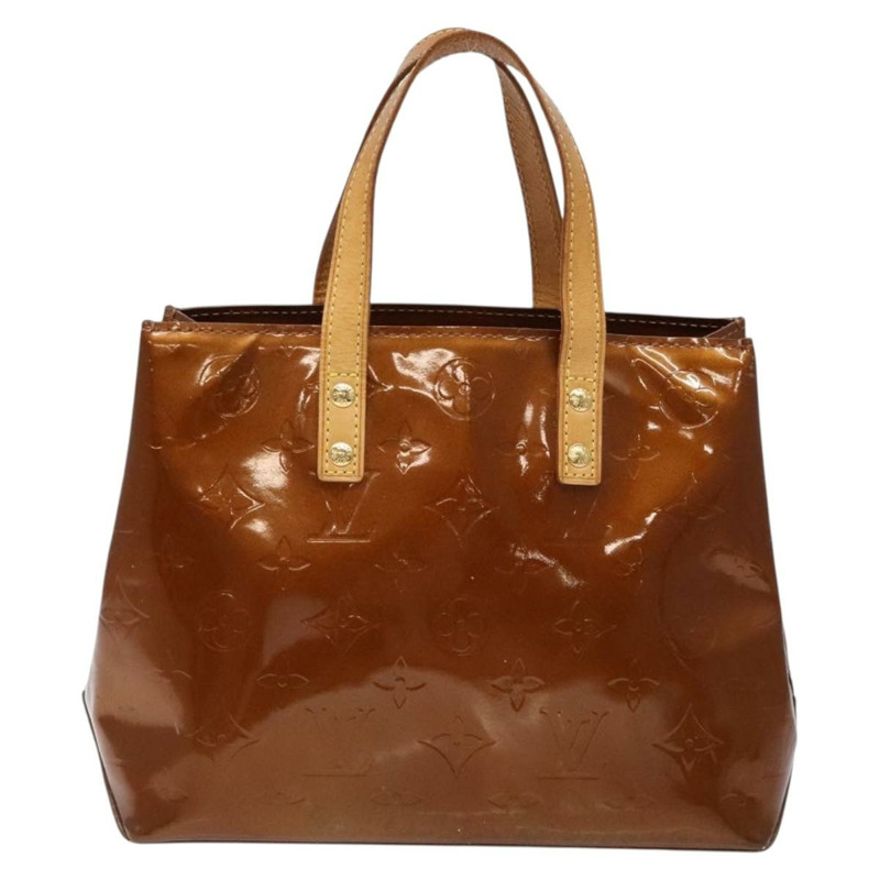 【日本直送】路易威登 Monogram Vernis Reade PM 手提包 青銅色 M91146 LV Auth 141113-12