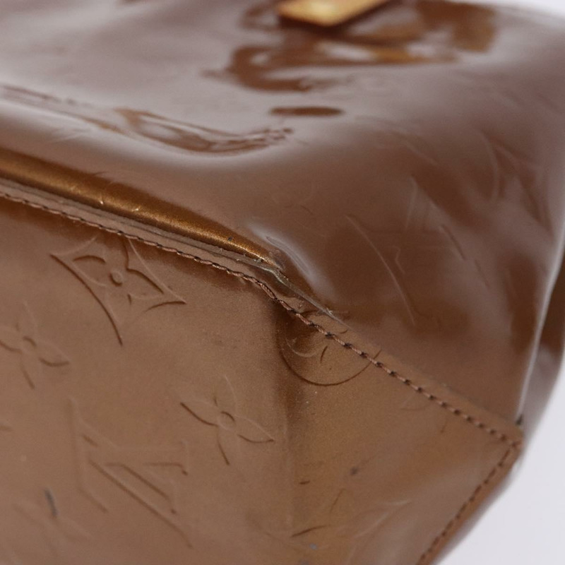 【日本直送】路易威登 Monogram Vernis Reade PM 手提包 青銅色 M91146 LV Auth 141113-14